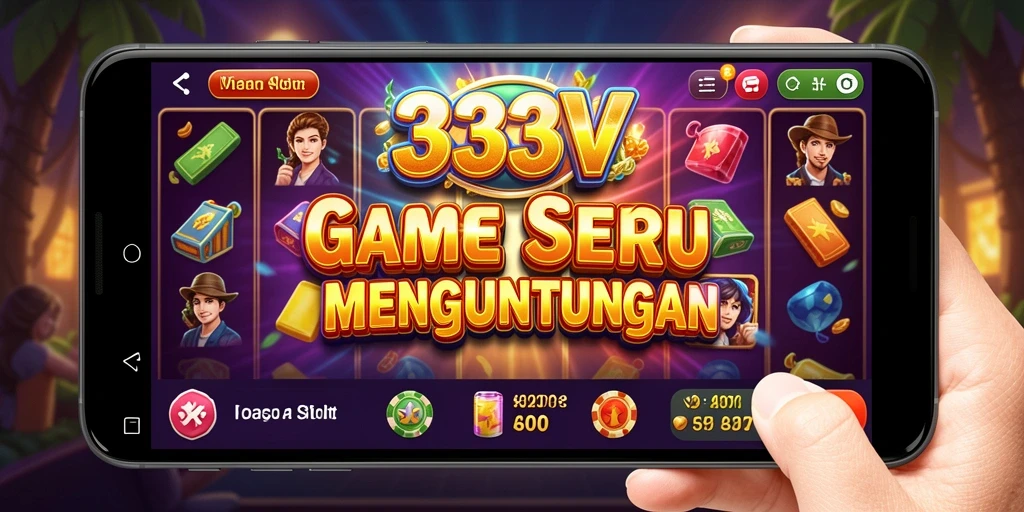 Tampilan gameplay 333V yang menarik dan penuh warna.