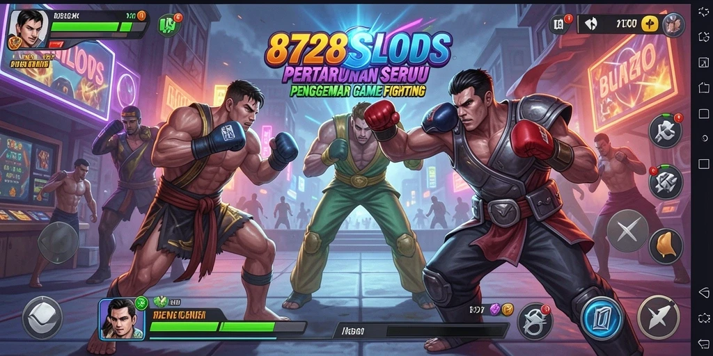 Tampilan pertarungan yang mendebarkan dalam 8728SLOTS.