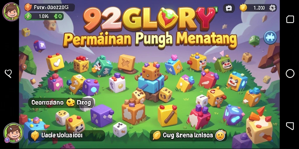 Tampilan gameplay seru di 92GLORY yang penuh tantangan Puzzle.