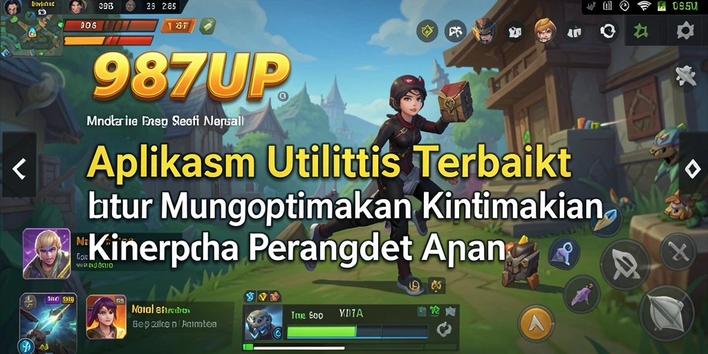 Tampilan antarmuka 987UP yang intuitif dan modern.