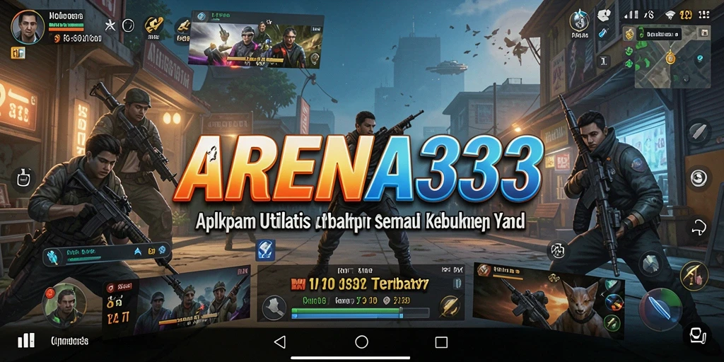 Tampilan antarmuka pengguna ARENA333 yang sederhana dan intuitif.