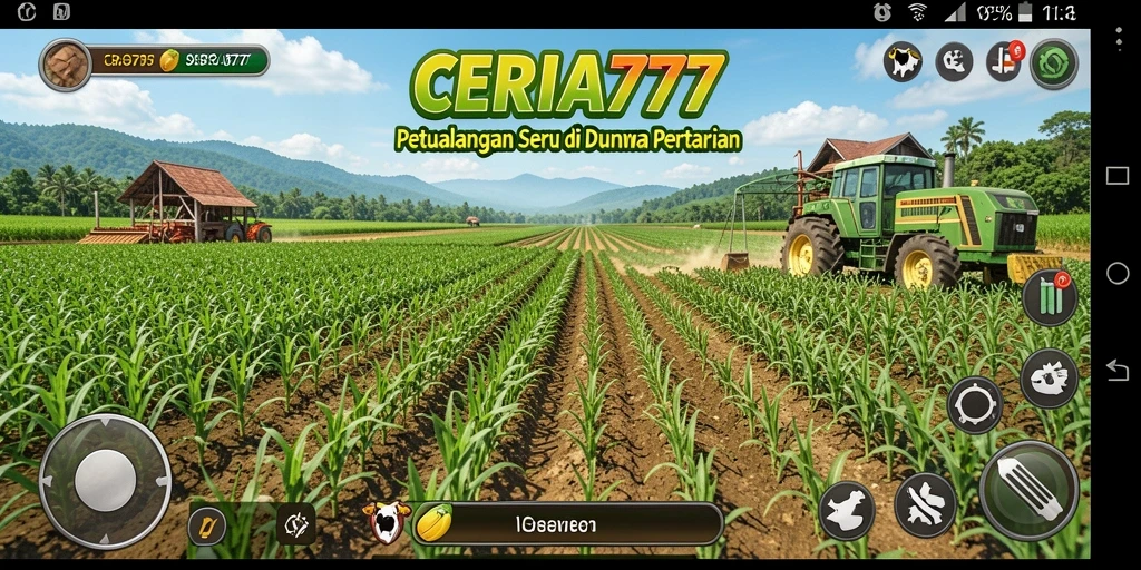 Gameplay menarik saat merawat tanaman dan hewan di CERIA777.