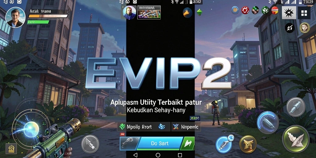 Tangkapan layar EVIP2 menunjukkan antarmuka yang bersih dan fitur-fitur Utility.