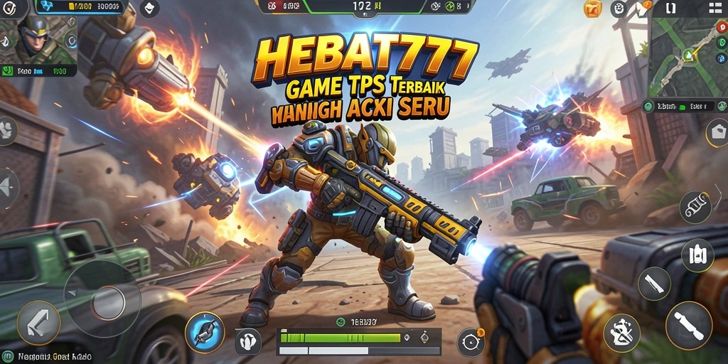 Tampilan gameplay seru HEBAT777 saat bertarung di arena.