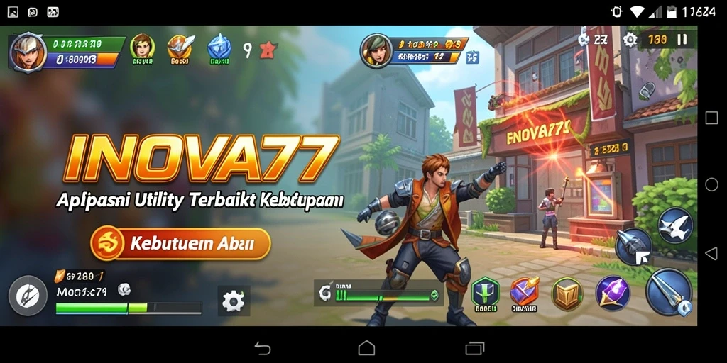 Tampilan antarmuka INOVA77 yang user-friendly dan modern.