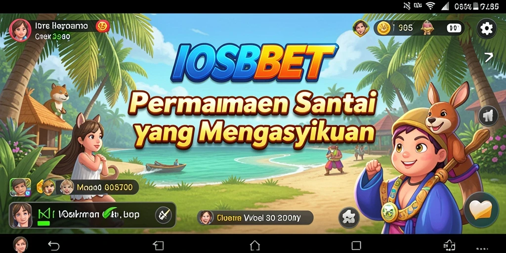 Tampilan gameplay IOSBET yang menarik dan penuh warna.