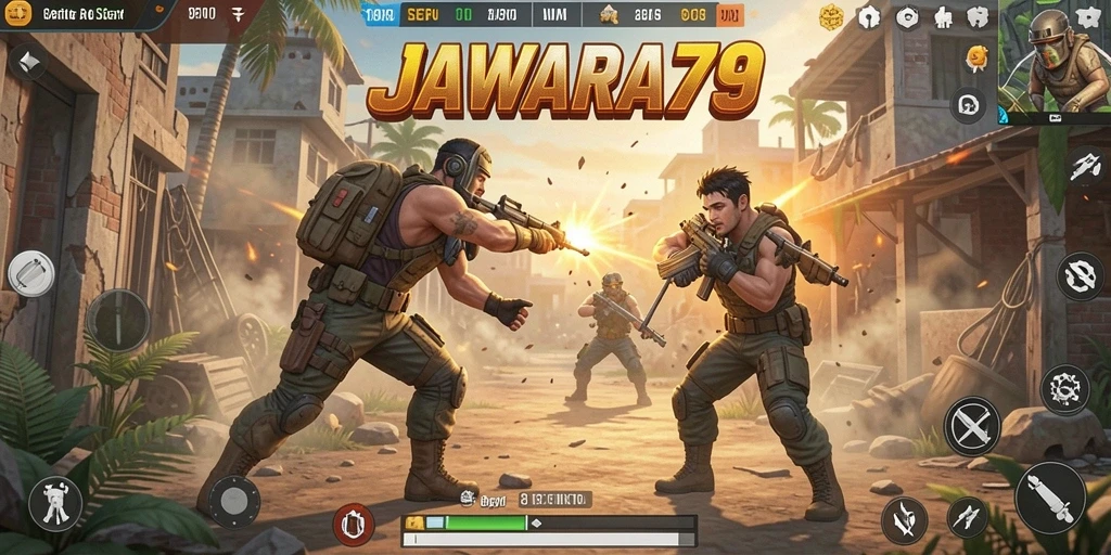 Tampilan gameplay JAWARA79 yang seru dan penuh aksi.