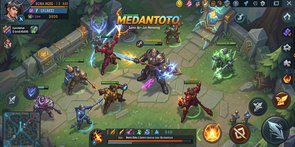 Tampilan utama gameplay MEDANTOTO yang menegangkan dan penuh aksi.