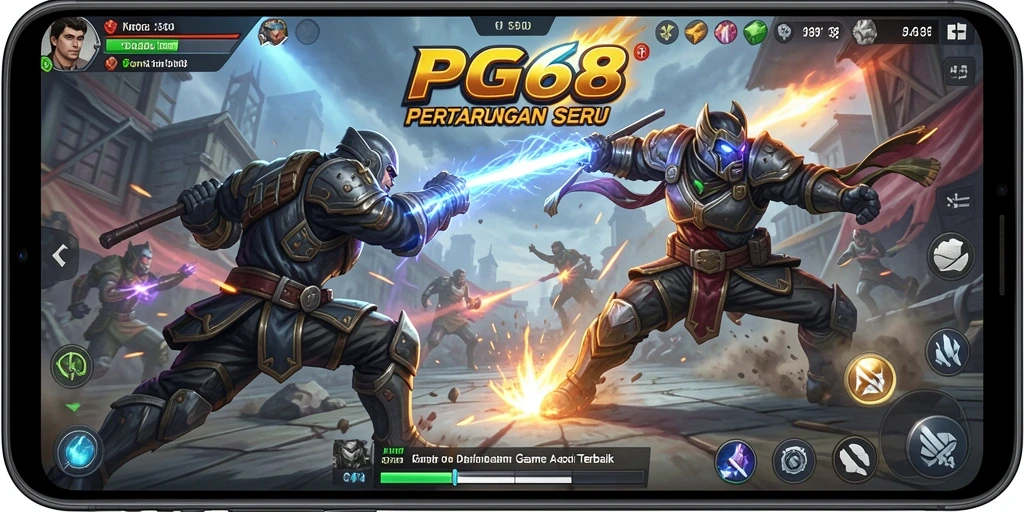 Tangkapan layar PGG68 menampilkan pertempuran intens dan grafis luar biasa.