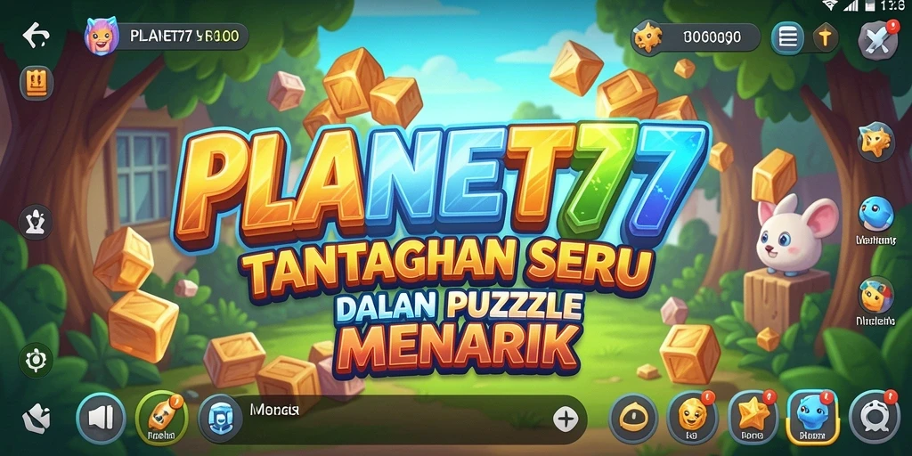 Tampilan utama gameplay <strong>PLANET77</strong> yang seru dan menantang.