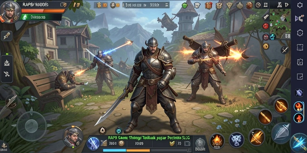 Tampilan gameplay <strong>RAP89</strong> dengan strategi yang mendalam dan grafis menawan.