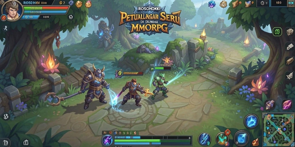 Screenshot gameplay ROSOHOKI menampilkan aksi seru dan grafik menawan.