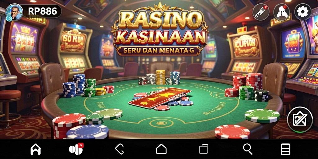 Tampilan gameplay seru di game Kasino RP886 yang menantang.