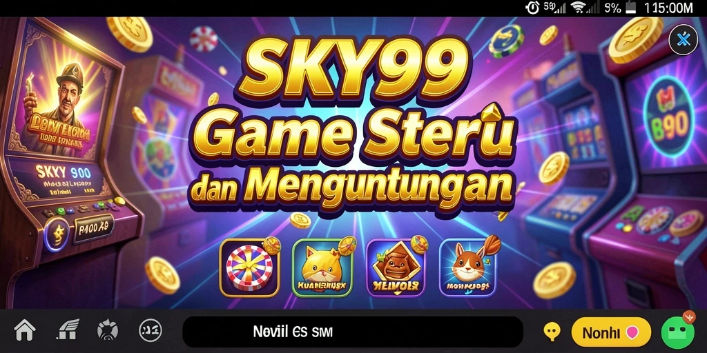 Screenshot utama SKY99 menampilkan gameplay Slot yang menggembirakan.