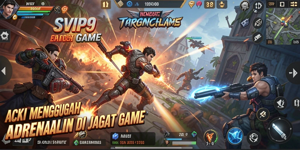Tangkapan layar menampilkan aksi seru dalam game SVIP9.