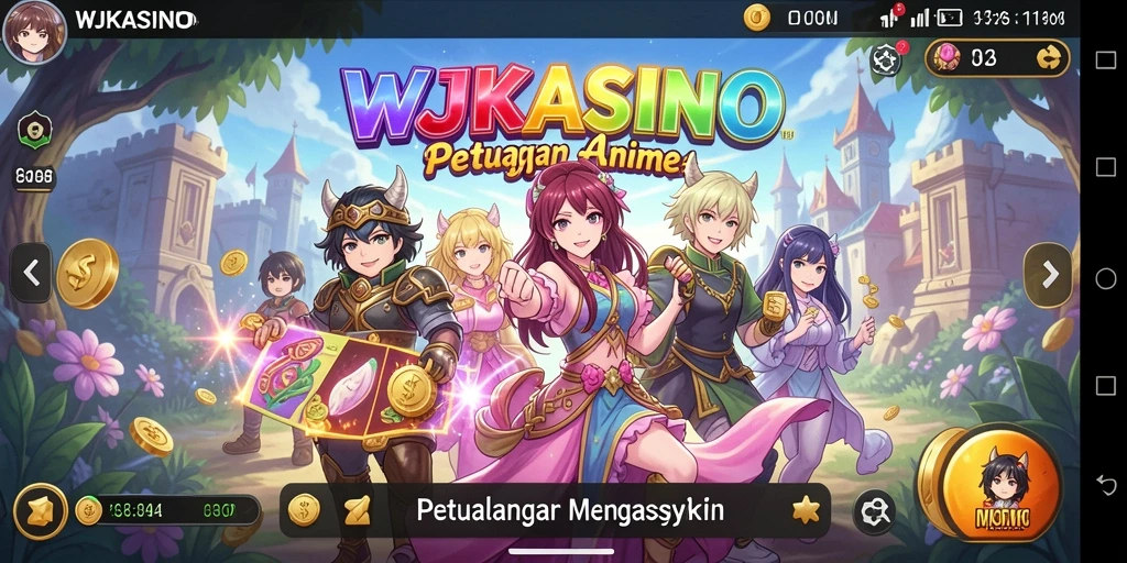 Tampilan screenshot <strong>WJKASINO</strong> yang menunjukkan aksi seru dalam petualangan Anime.